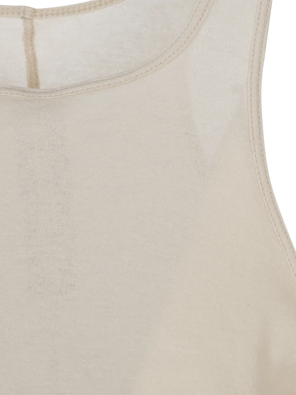  Rick Owens Beige Tank Top - Neutrals 
