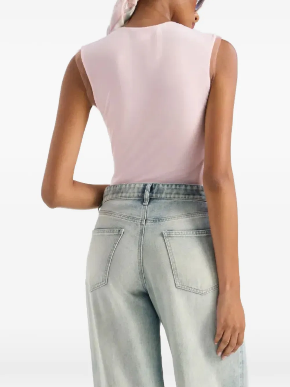  Genny Round-neck Top - Pink 