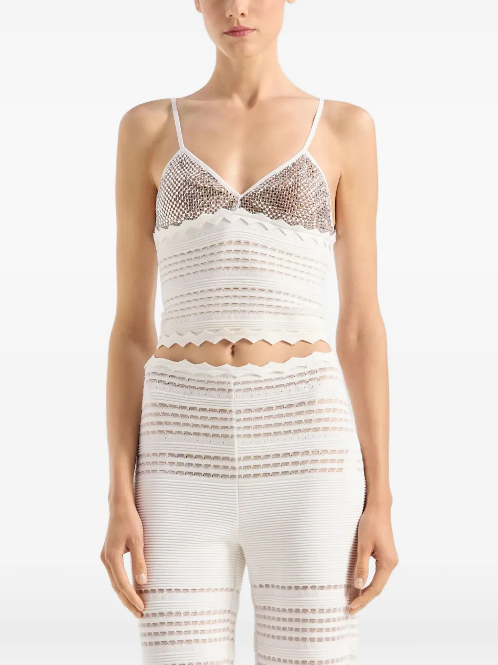  Genny Textured Top - White 