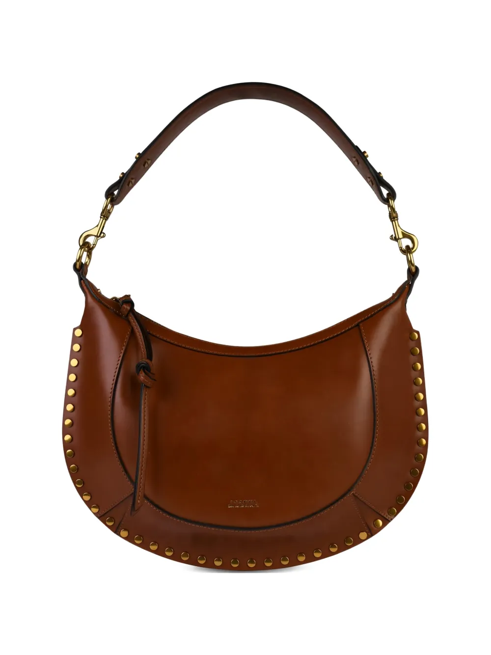 ISABEL MARANT Naoko studded shoulder bag - Marrone