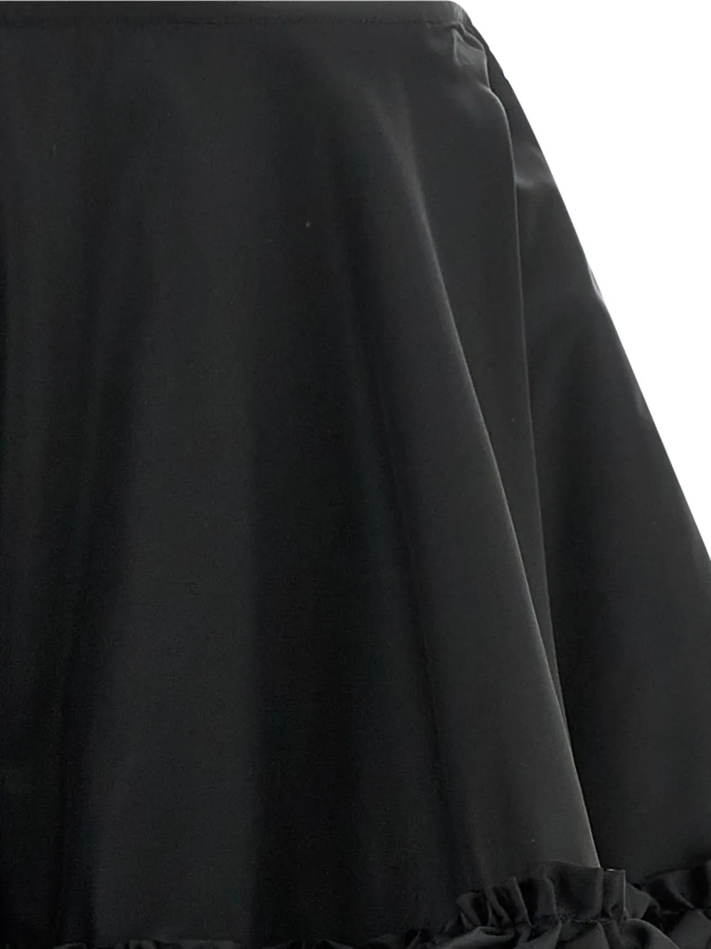 GANNI Mini-rok met ruches Zwart