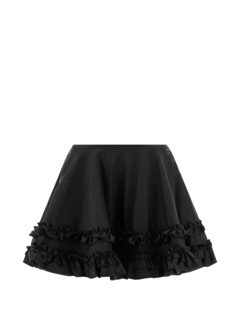 GANNI ruffled flared mini skirt