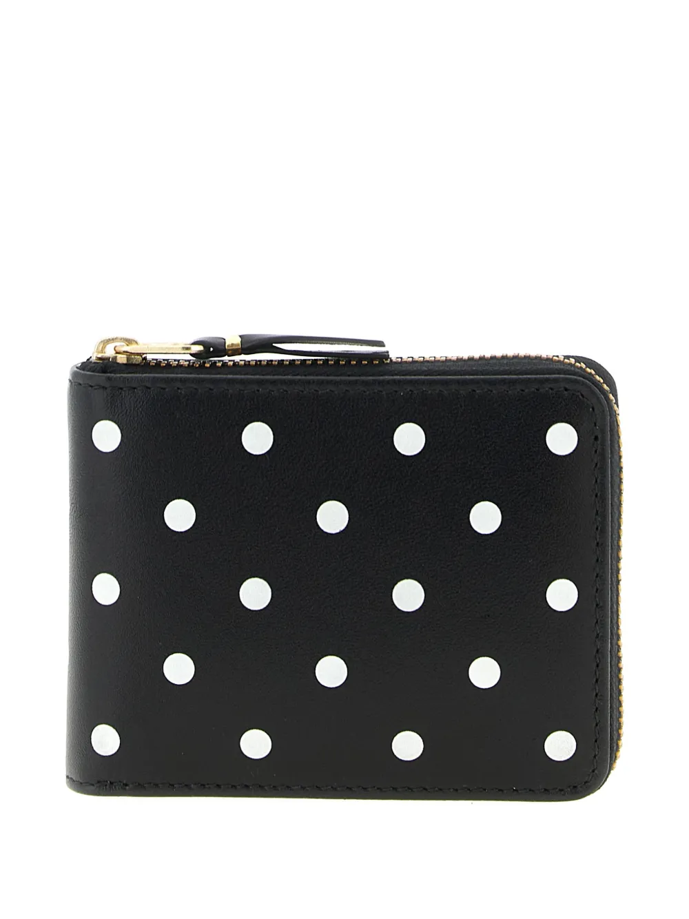 Comme Des Garçons Wallet polka dot printed wallet - Nero