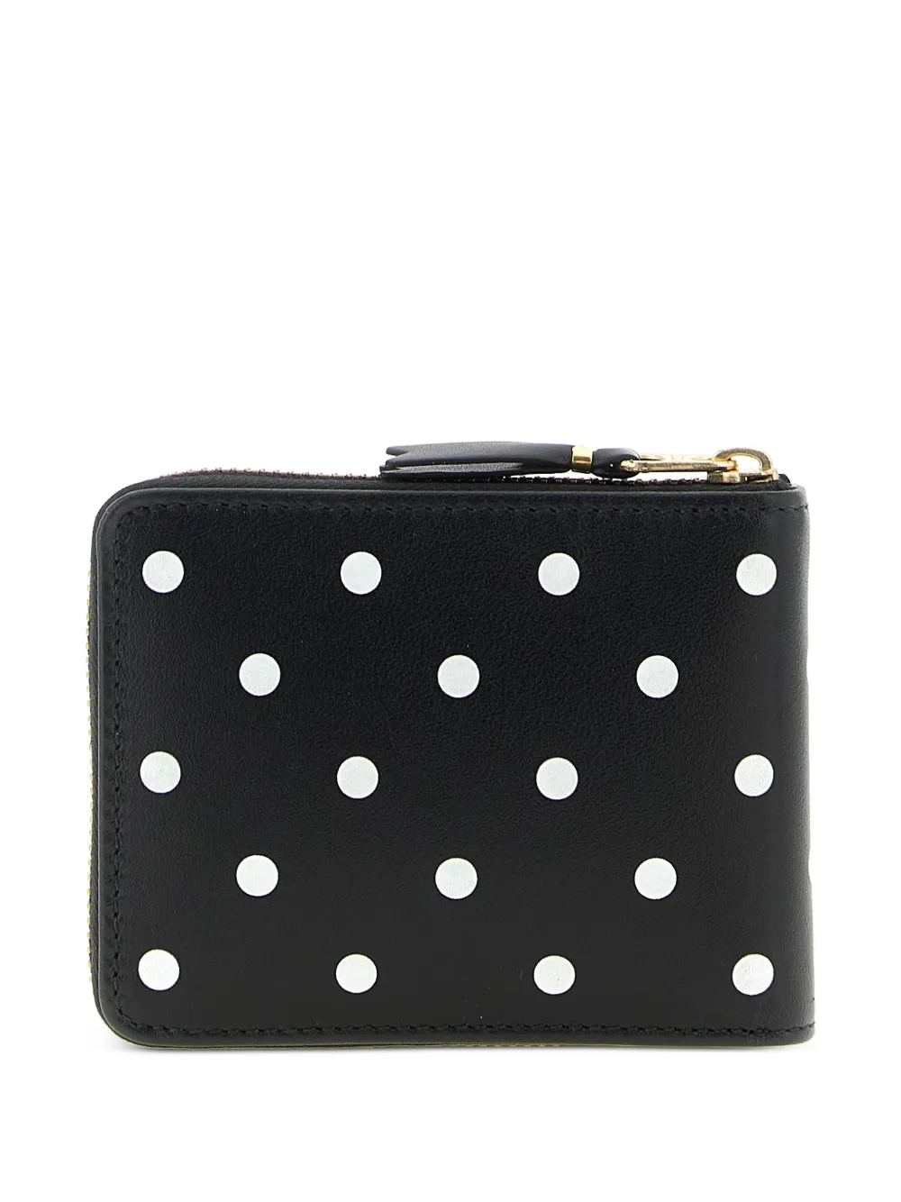  Comme Des Garçons Wallet Polka Dot Printed Wallet - Black 