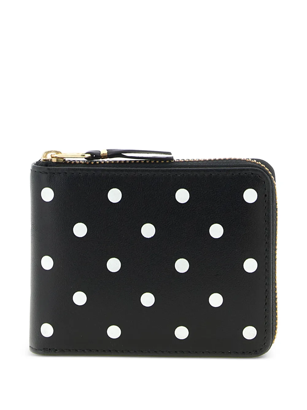 Comme Des Garçons Wallet polka dot printed wallet - Nero