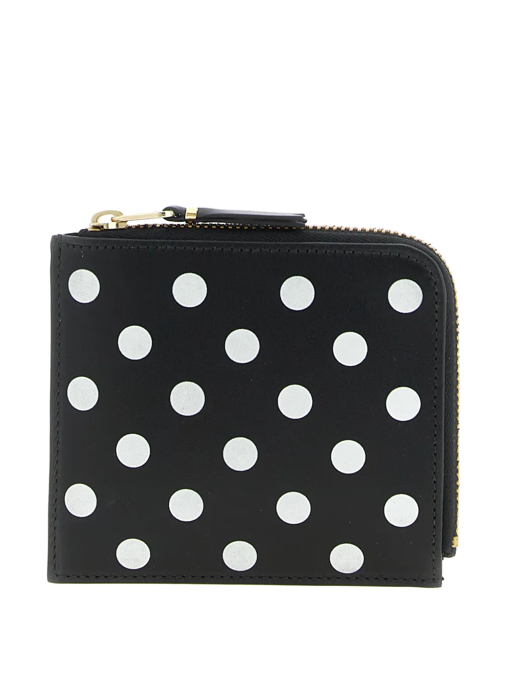 Comme Des Garçons Wallet polka dot printed wallet - Nero