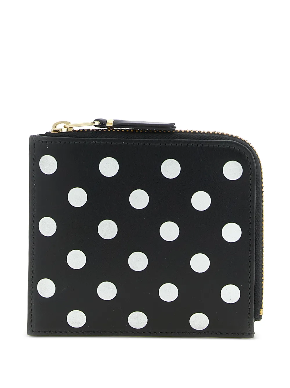 Comme Des Garçons Wallet polka dot printed wallet - Nero