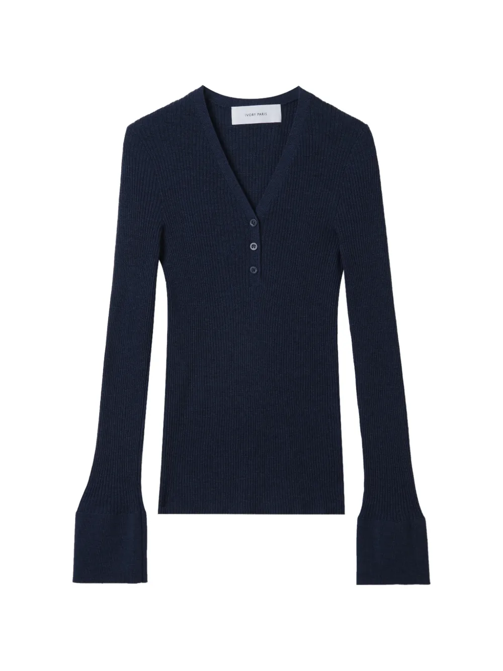 IVORY PARIS long-sleeves sweater - Blu