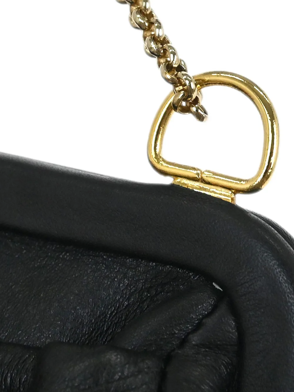 1990-2000s Kiss Lock Shoulder Bag