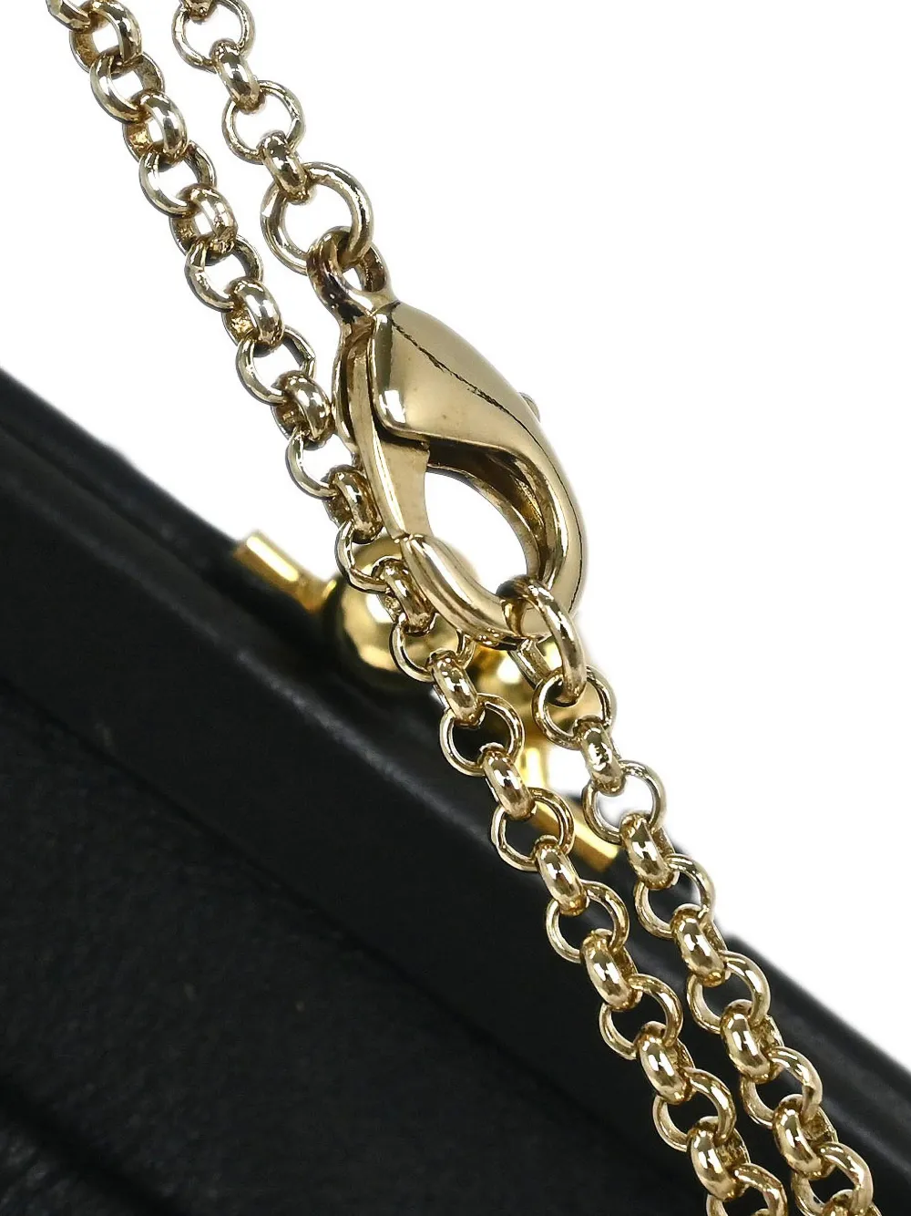1990-2000s Kiss Lock Shoulder Bag