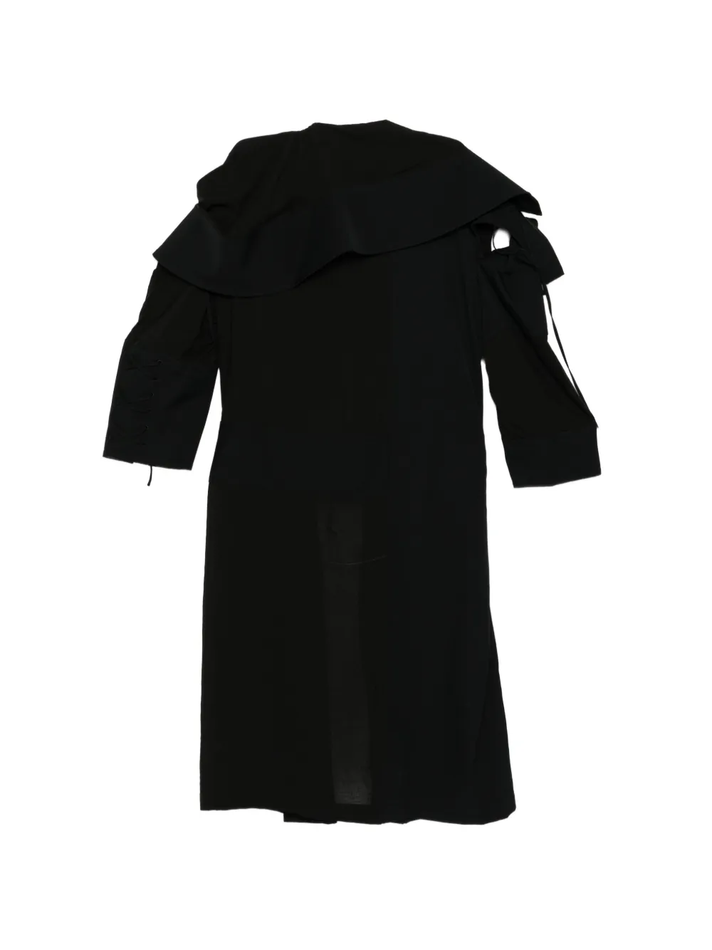 Yohji Yamamoto Jas met veters Zwart