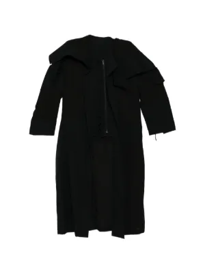 Rick Owens Robe フーデッド ロングカーディガン | ブラック | FARFETCH JP