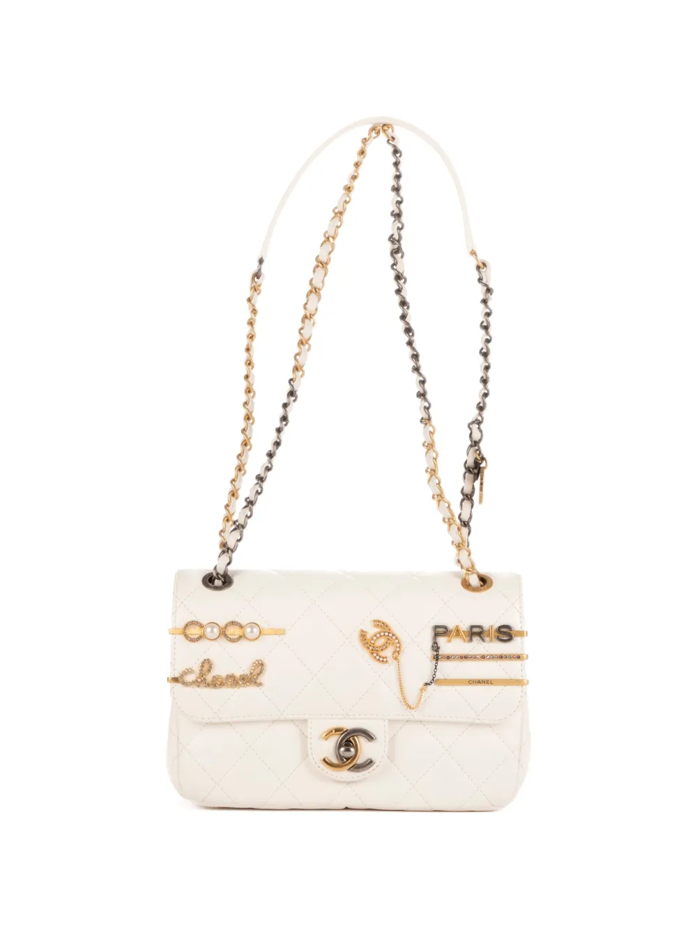 CHANEL Pre-Owned Single Flap shoulder bag - Bianco
