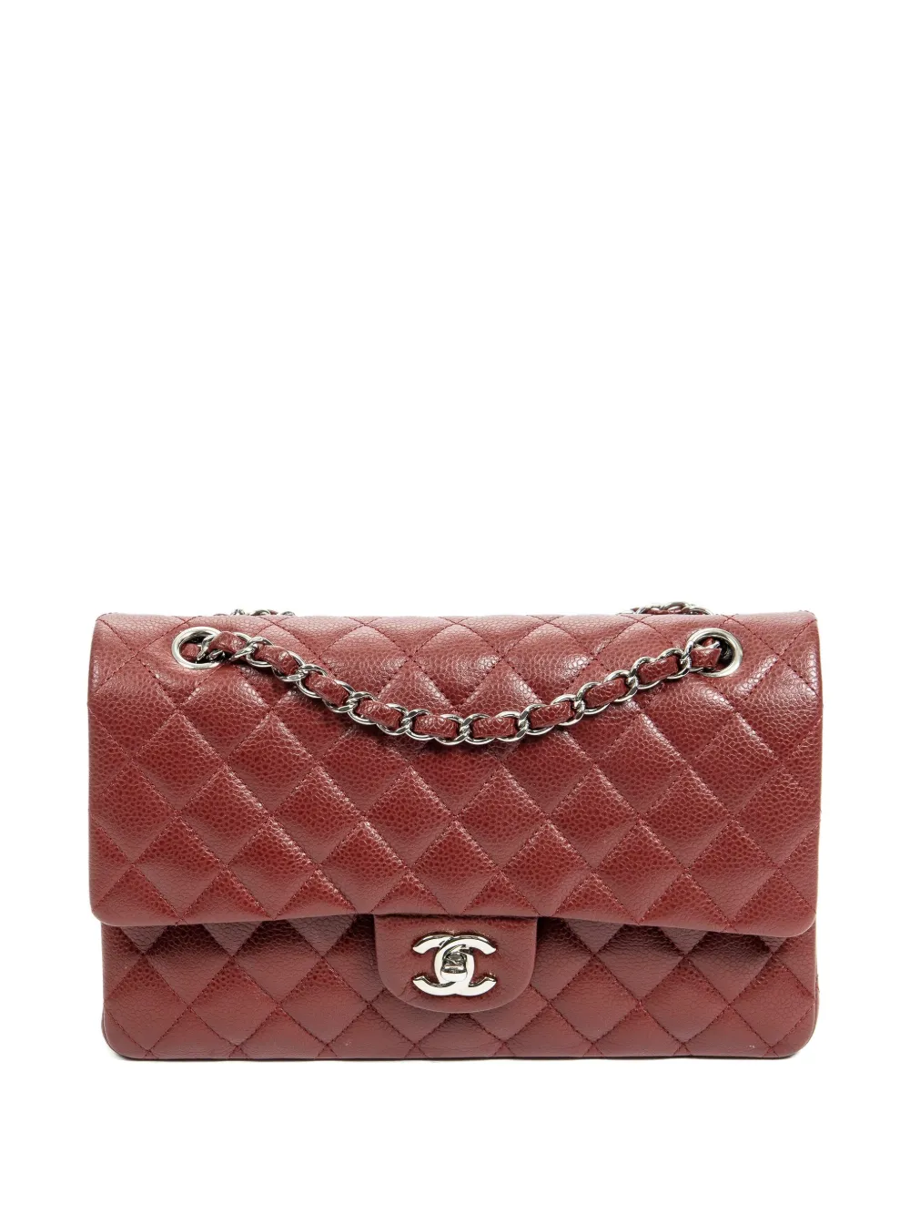 CHANEL Pre-Owned medium Double Flap shoulder bag - Rosso