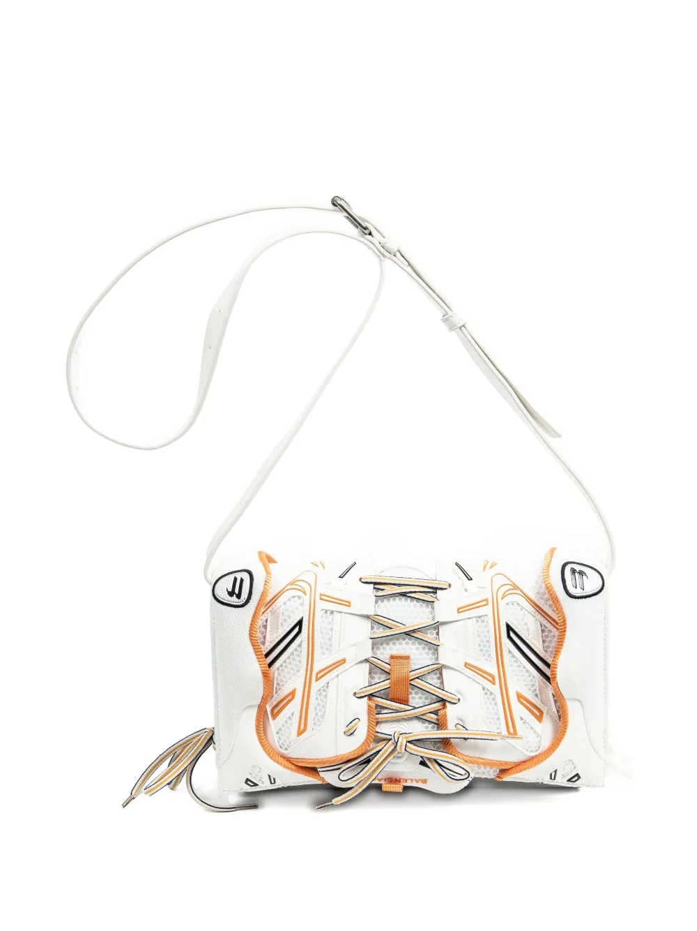 Balenciaga Pre-Owned Sneakerhead flap shoulder bag - Bianco