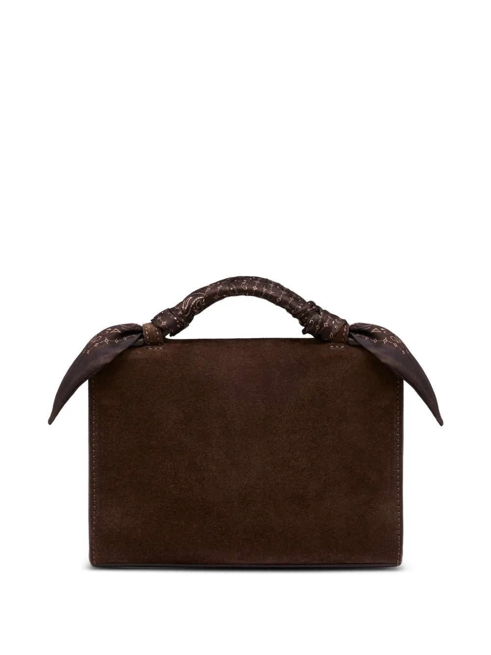  Amiri Logo Handle Micro Bag - Brown 