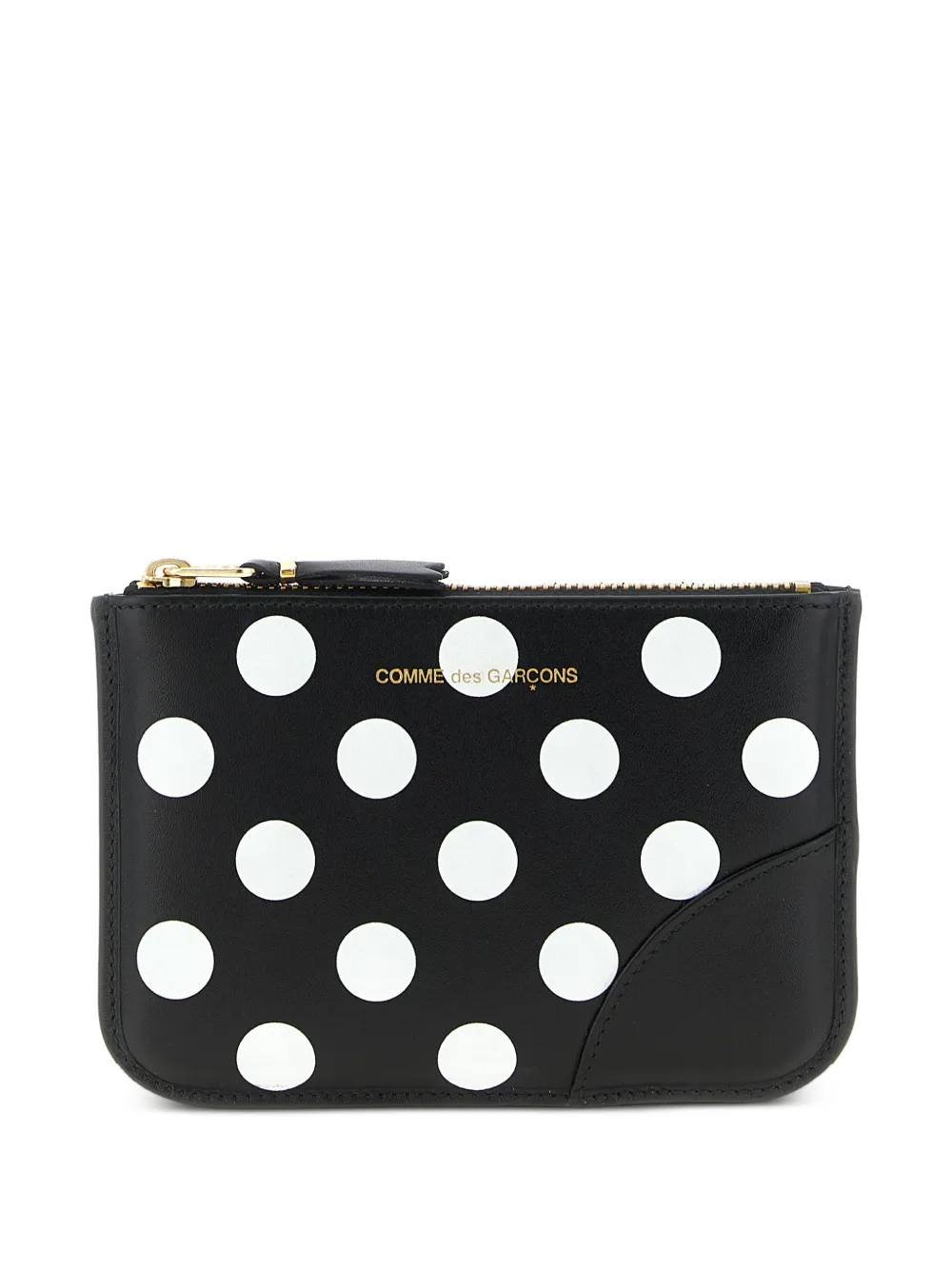 Comme Des Garçons Wallet polka dot print wallet - Nero