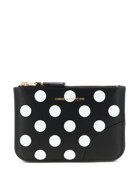 Comme Des Garçons Wallet polka dot print wallet