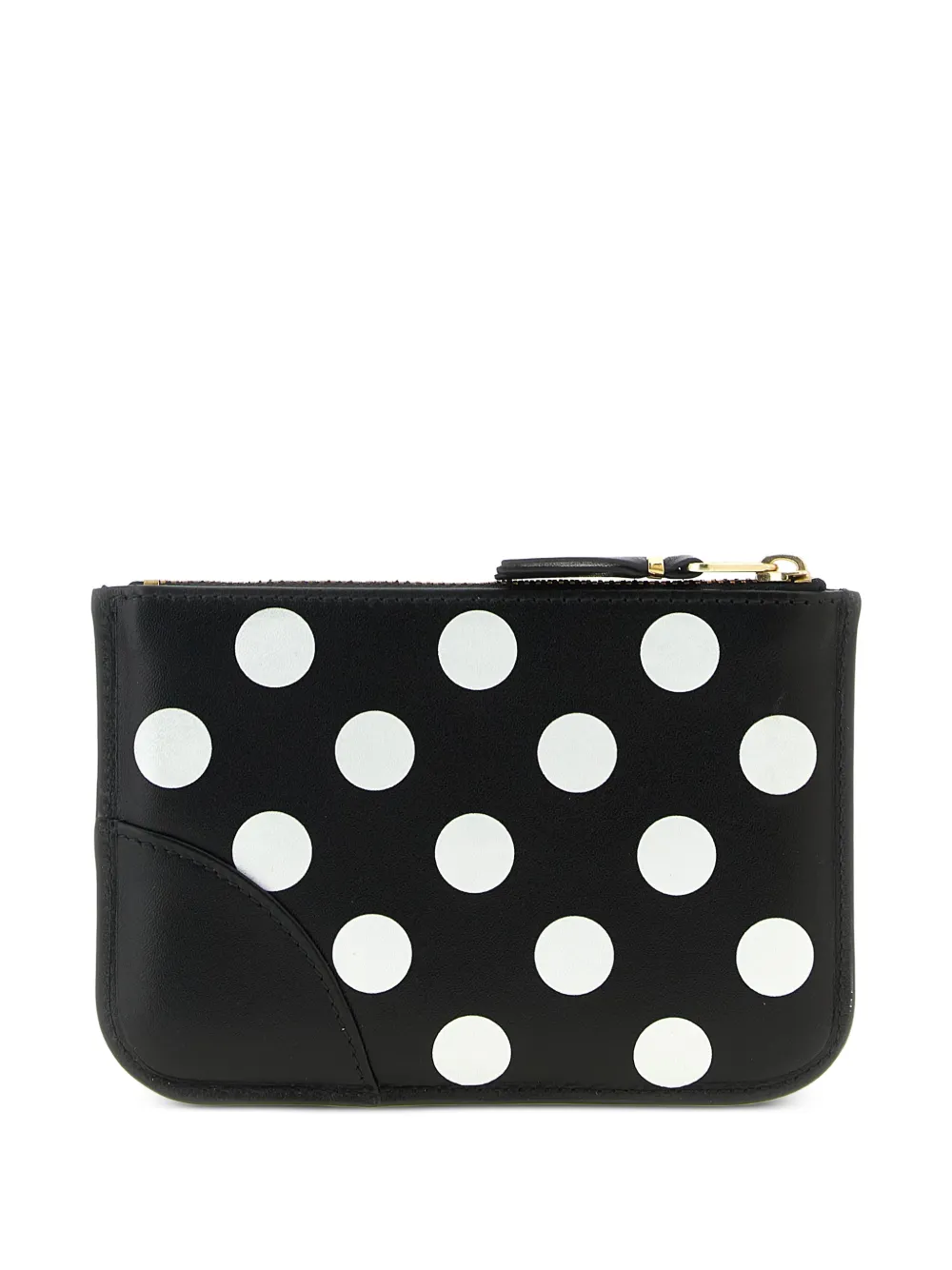  Comme Des Garçons Wallet Polka Dot Print Wallet - Black 