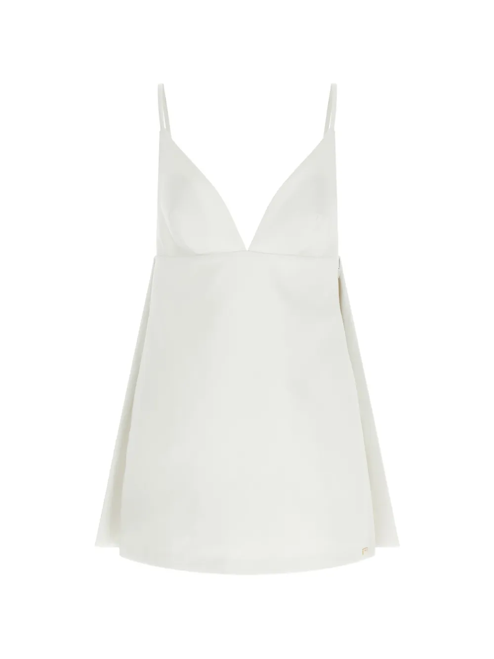 Elisabetta Franchi V-neck mini dress - Bianco