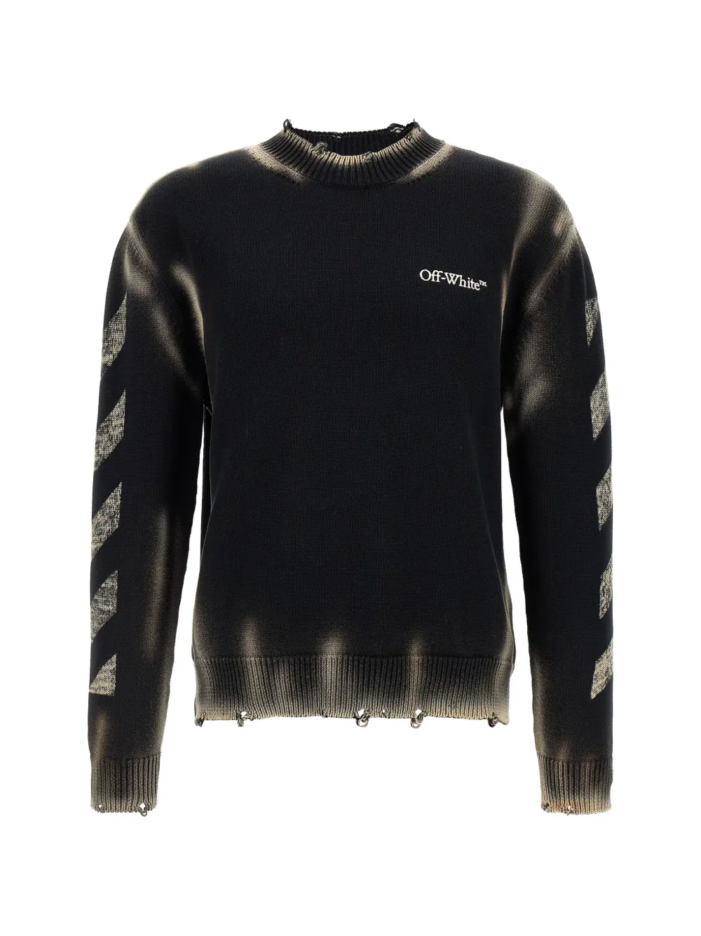 Off-White Diag Arr Corrosion sweater - Nero
