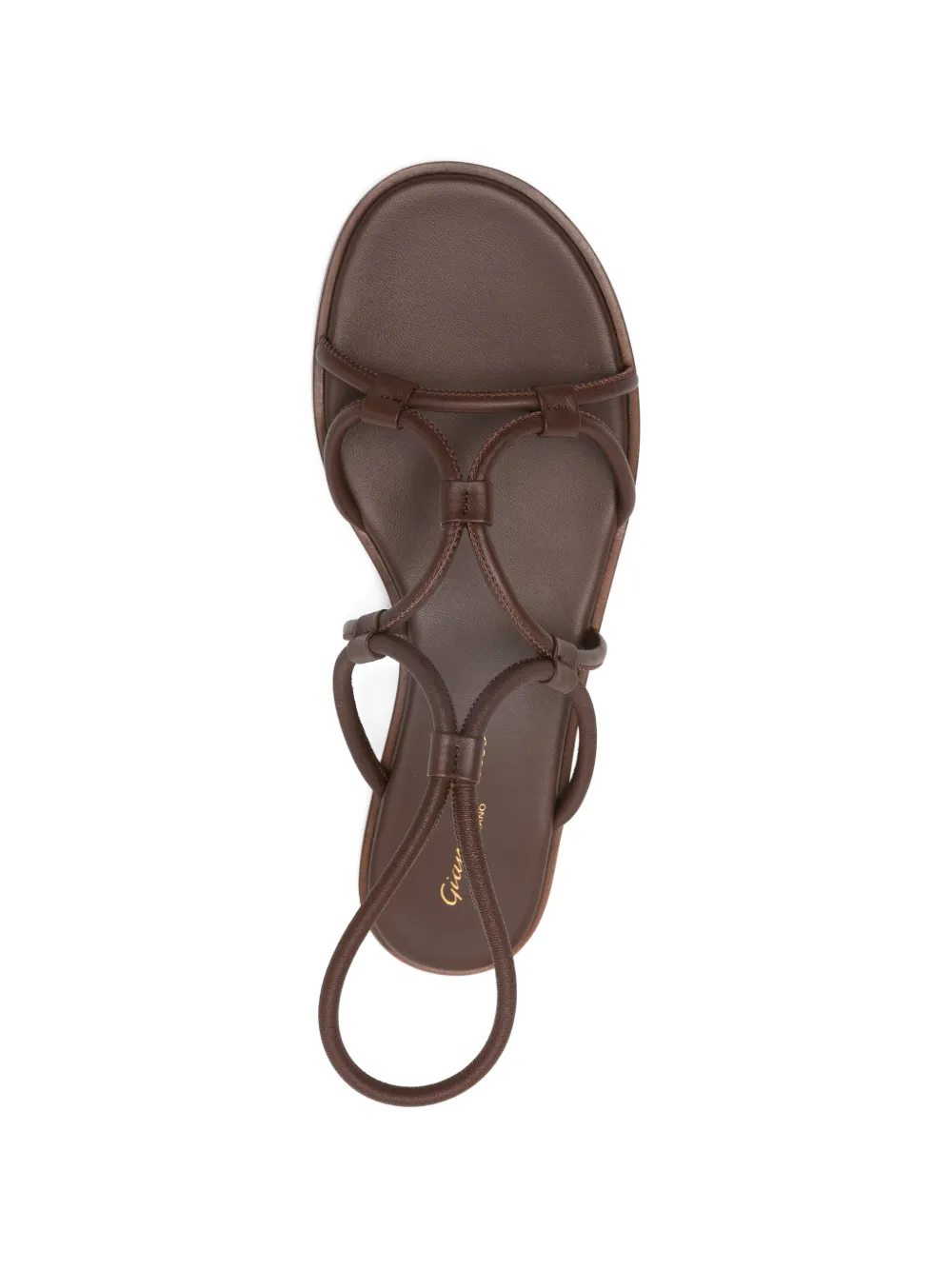 Gianvito Rossi tubolare-strap sandals Bruin