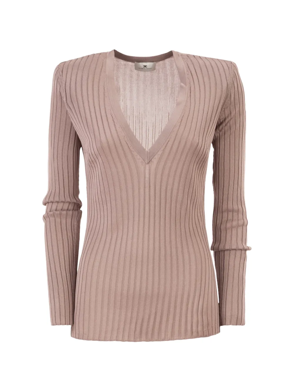 Elisabetta Franchi V-neck T-shirt - Rosa
