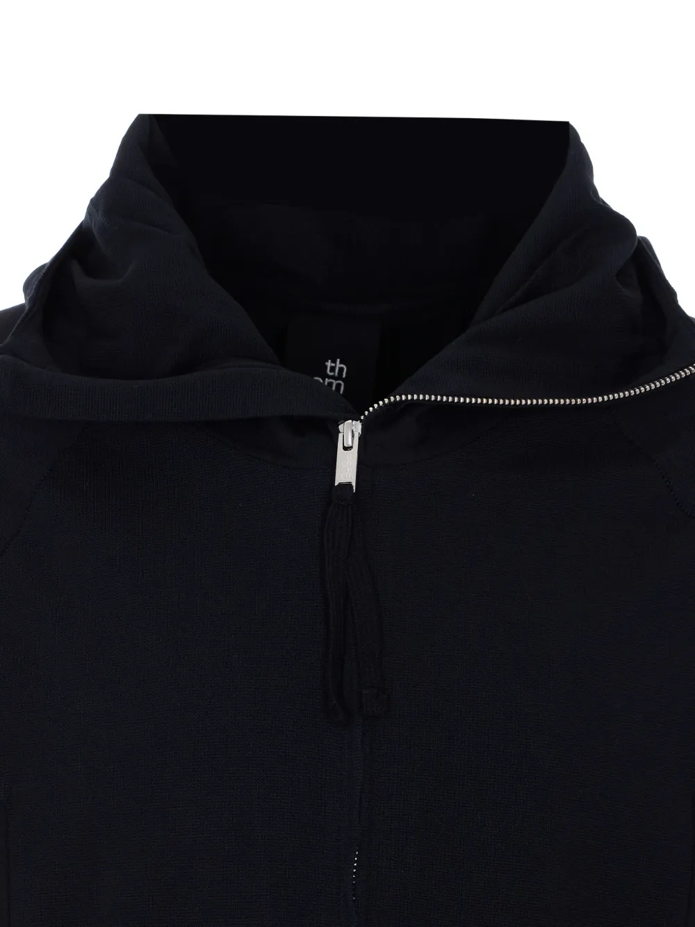  Thom Krom Zip-up Hoodie - Black 