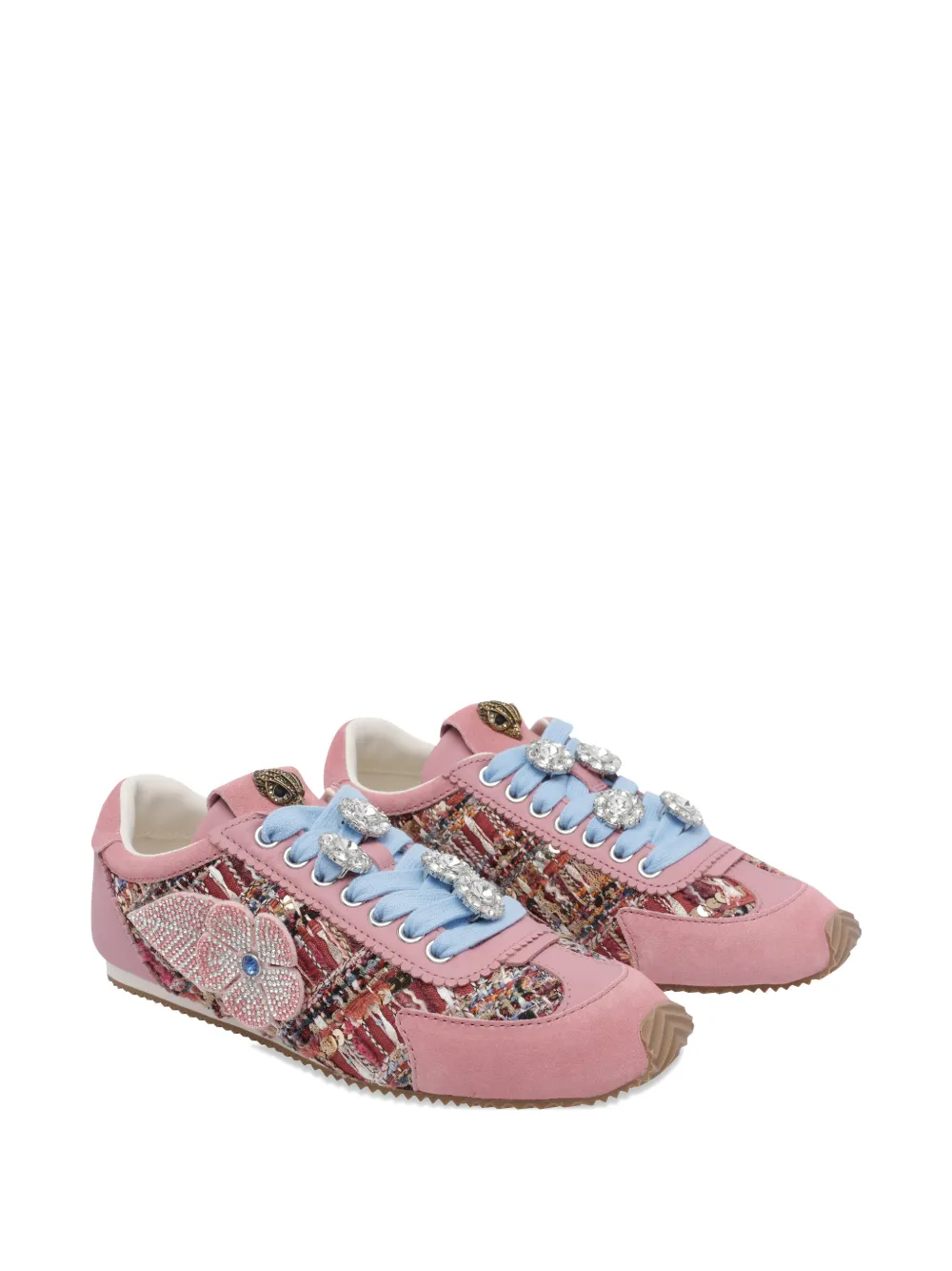 Kurt Geiger London flower islington trainers Roze