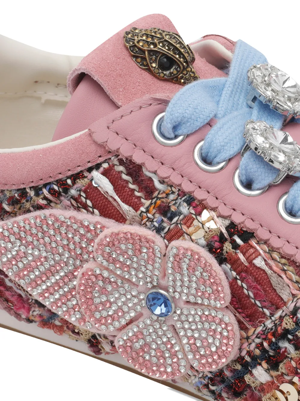 Kurt Geiger London flower islington trainers Roze