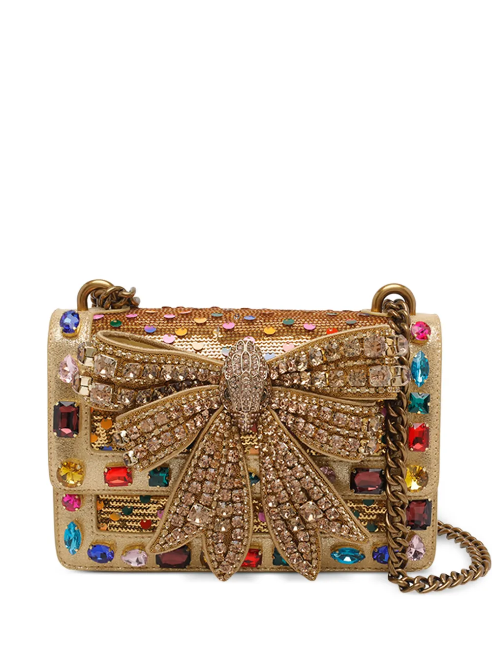Kurt Geiger London small Bow Shoreditch cross body bag - Oro