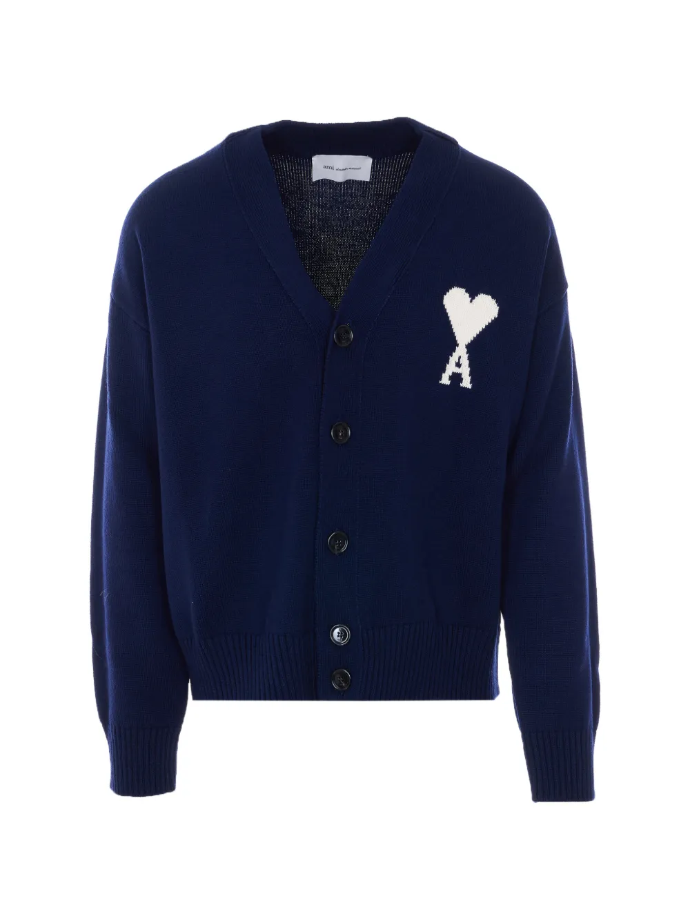 AMI Paris V-neck cardigan - Blu