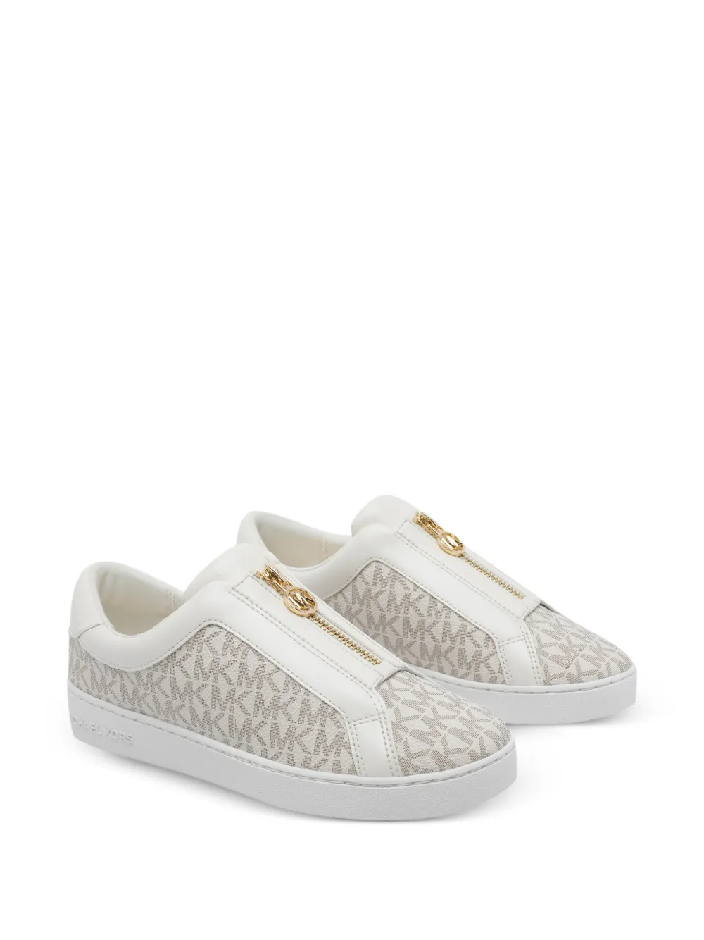 Michael Kors platform logo sneakers Wit