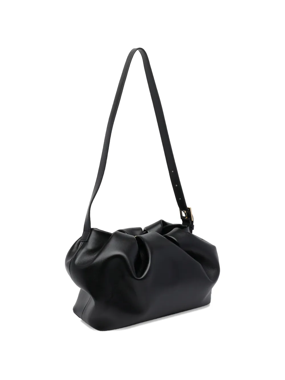  Themoirè Athena Shoulder Bag - Black 