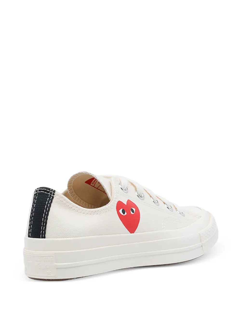  Comme Des Garçons Play X Converse Chuck 70 Sneakers - Neutrals 