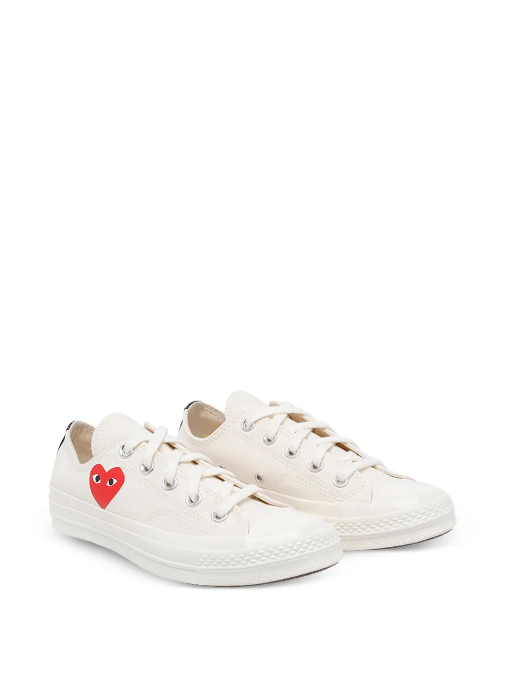  Comme Des Garçons Play X Converse Chuck 70 Sneakers - Neutrals 