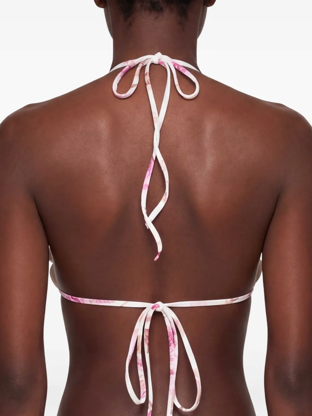 Magda Butrym Bikinitop met bloemenprint Beige