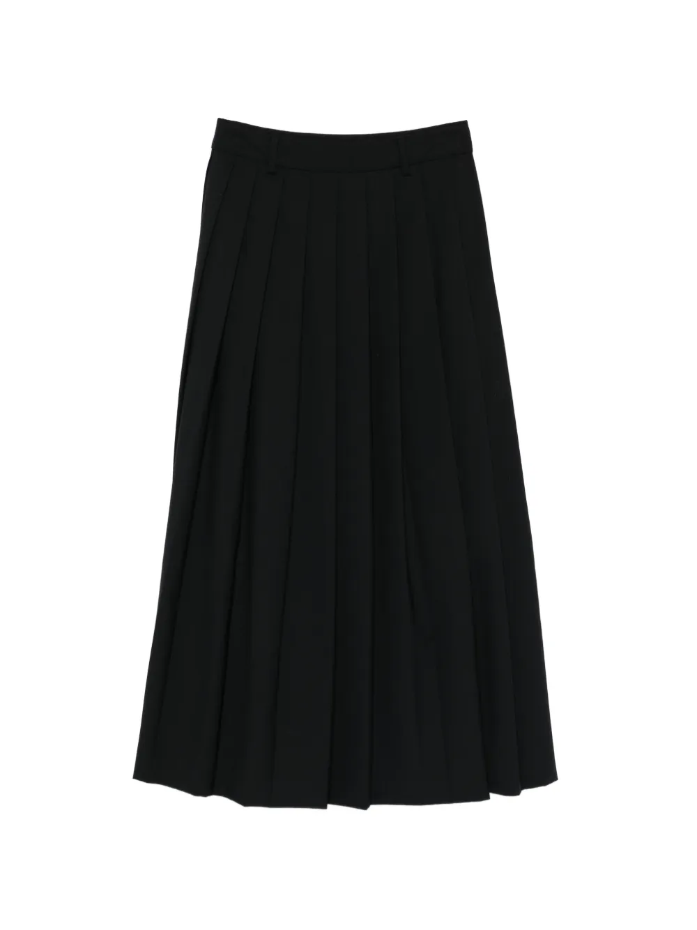 IVORY PARIS pleated skirt - Nero