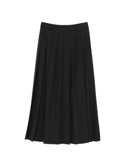 IVORY PARIS pleated midi skirt