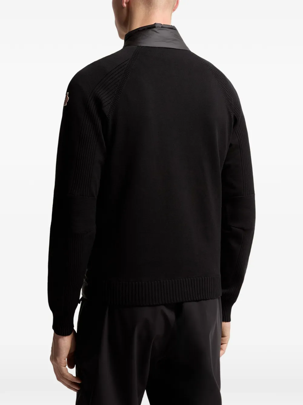 Moncler Grenoble Gewatteerd jack met rits Zwart