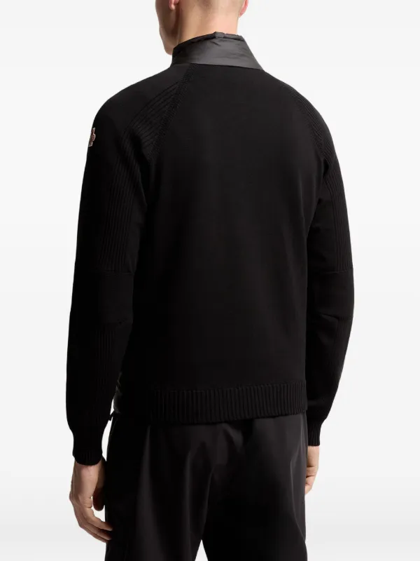 Moncler Grenoble Padded Zip Jacket | Black | FARFETCH