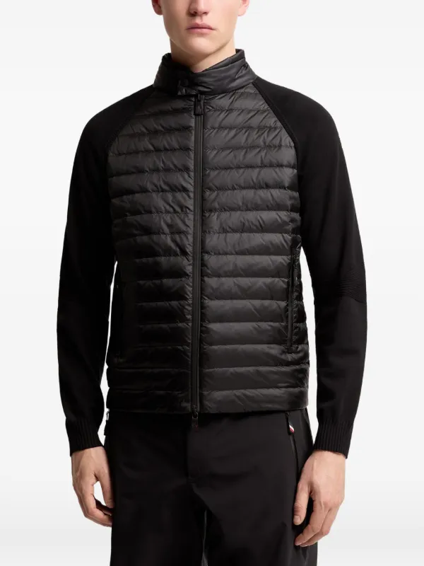 Moncler Grenoble Padded Zip Jacket | Black | FARFETCH AO