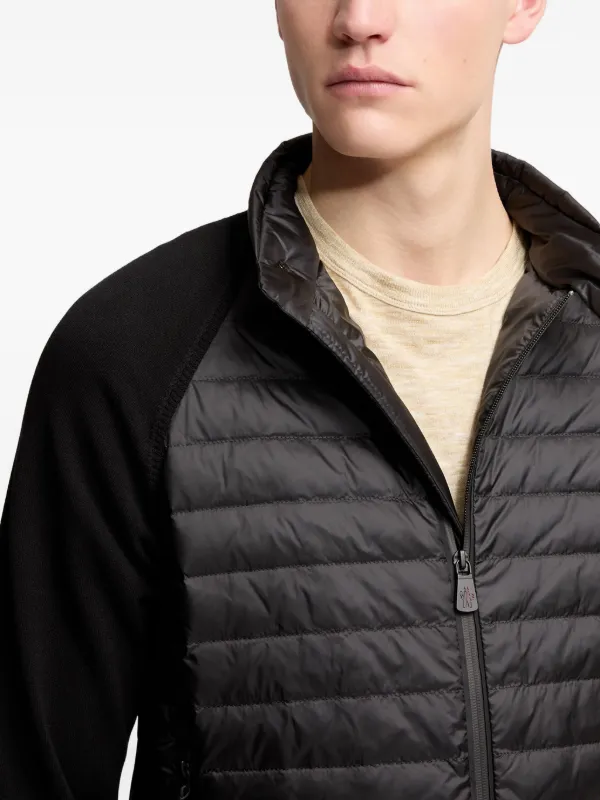 Moncler Grenoble Padded Zip Jacket | Black | FARFETCH AO