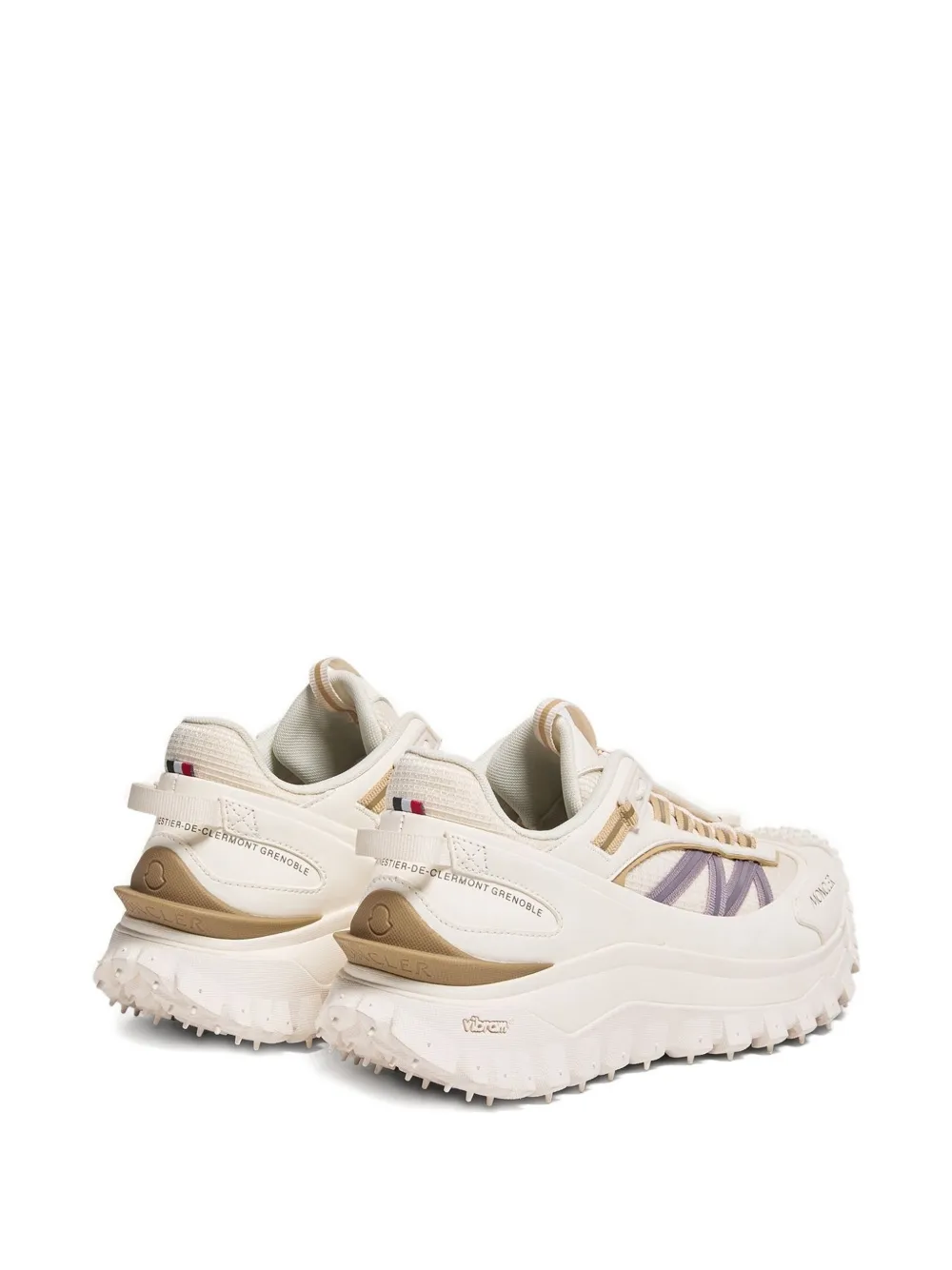 Moncler Spoiler sneakers met veters Beige