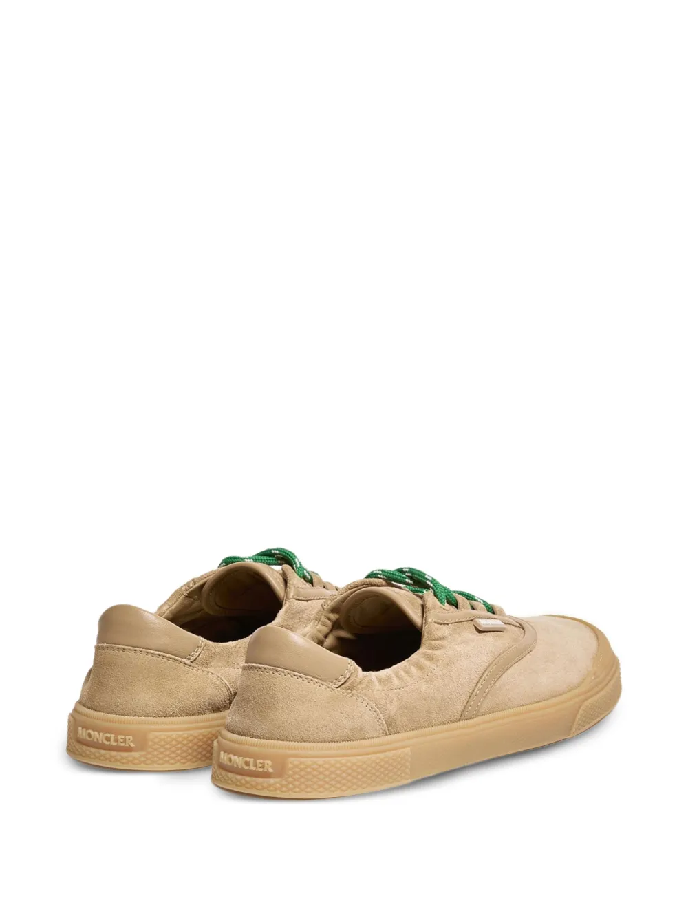 Moncler Vera Leisure Suede Sneakers in Neutrals, view 3
