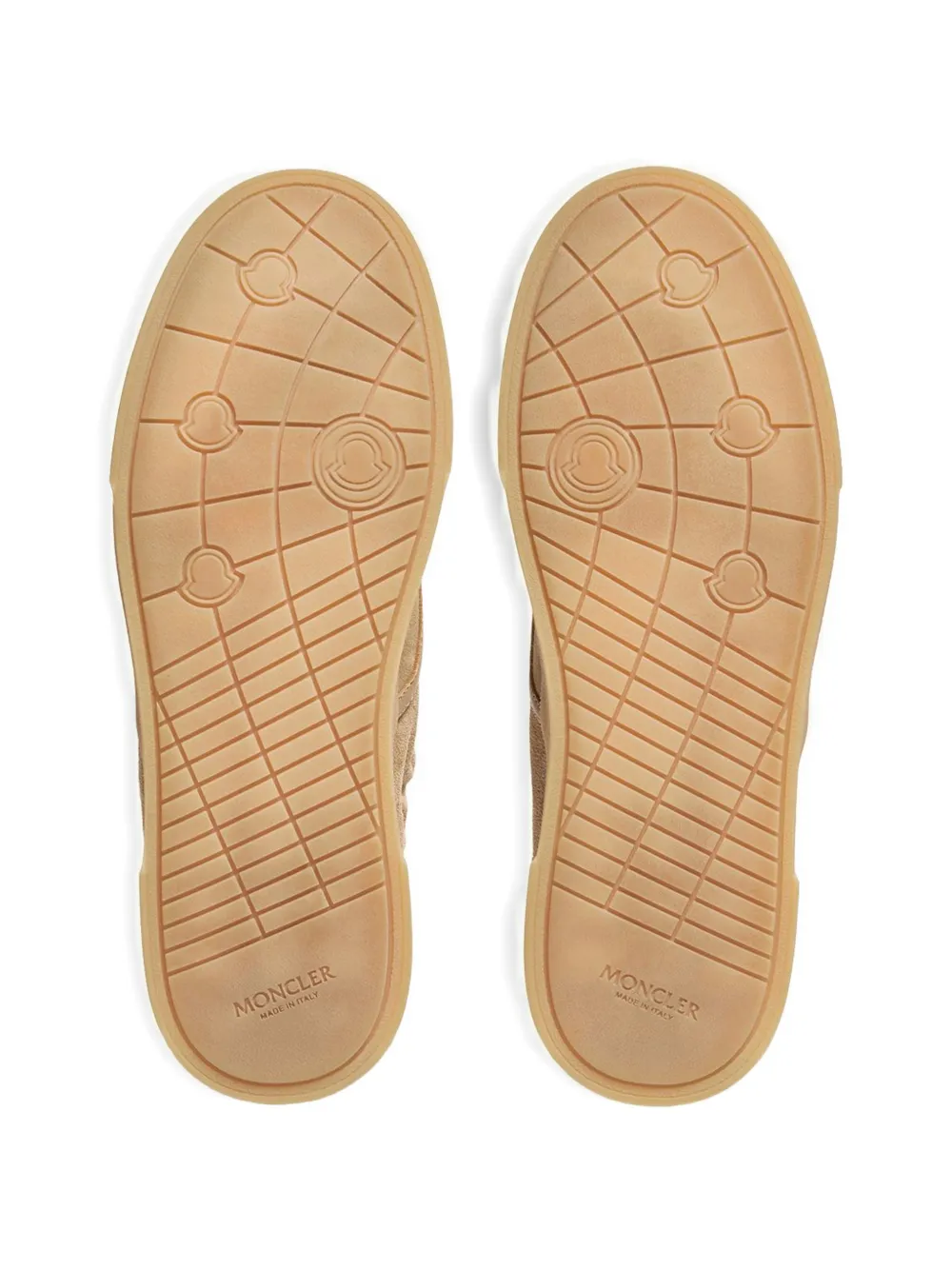 Moncler Vera Leisure Suede Sneakers in Neutrals, view 5