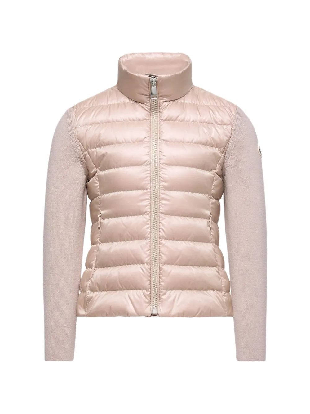 Moncler Enfant Zipped high-neck Jacket | Neutrals | FARFETCH SG