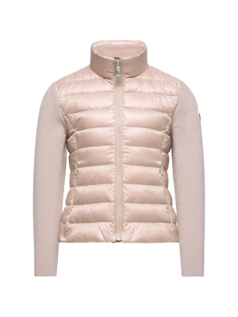Moncler Enfant chamarra con cuello de alto y cierre