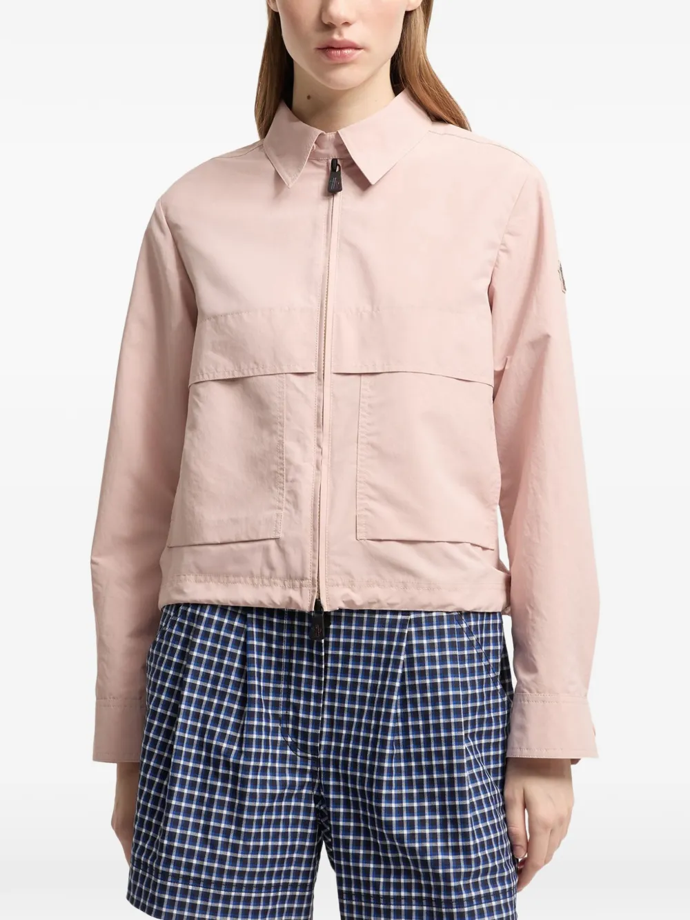  Moncler Grenoble Zipped Jacket - Pink 