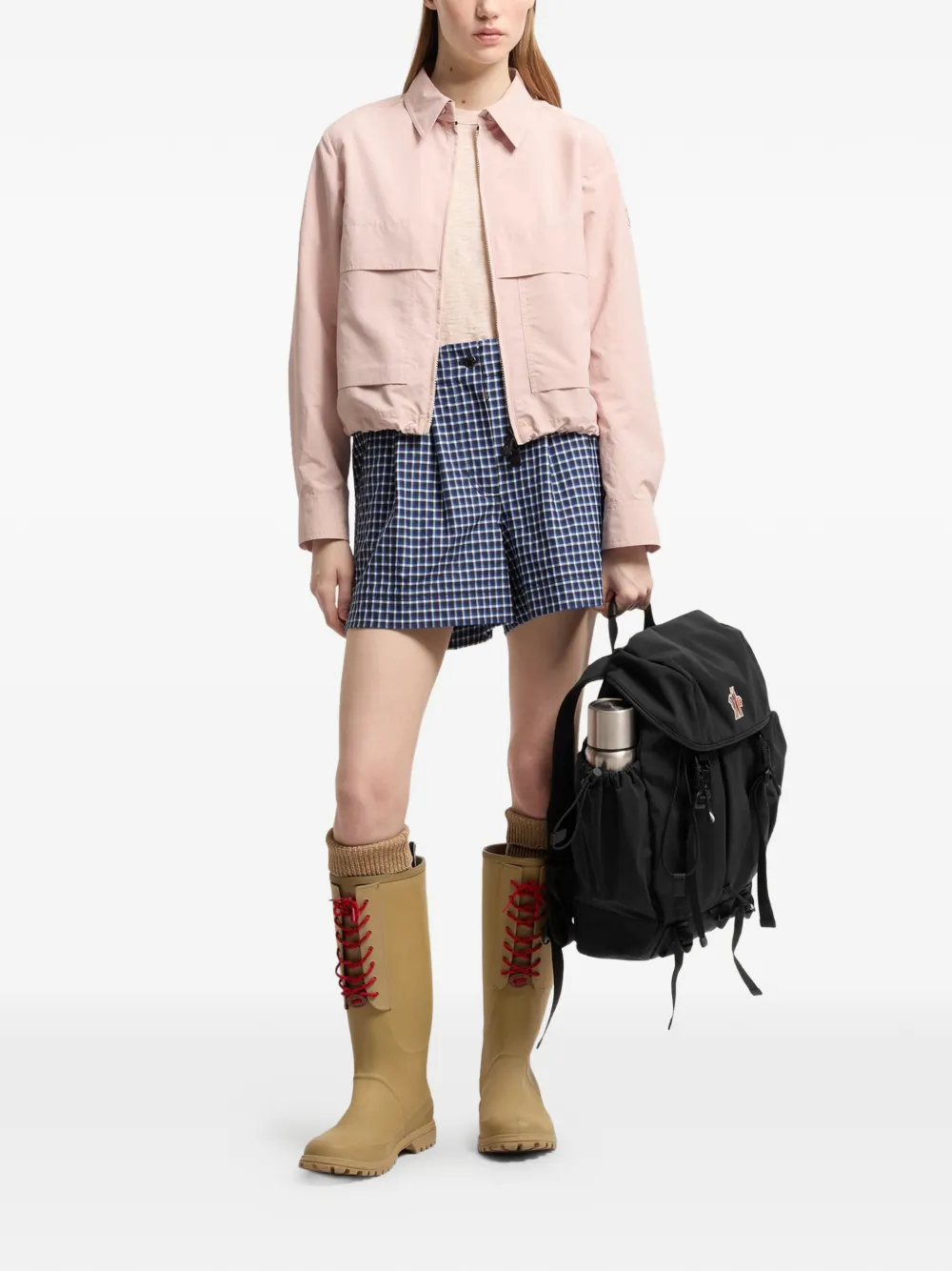  Moncler Grenoble Zipped Jacket - Pink 